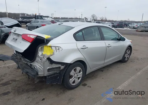 2014 Kia Forte Lx z USA, uszkodzony, nr VIN KNAFK4A69E5220131
